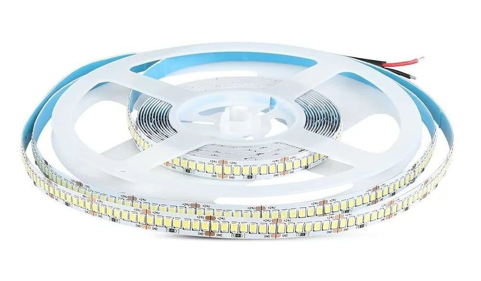 Banda LED SMD 2835 V-Tac, 3000K, 2430lm, 24V, 5m, IP20