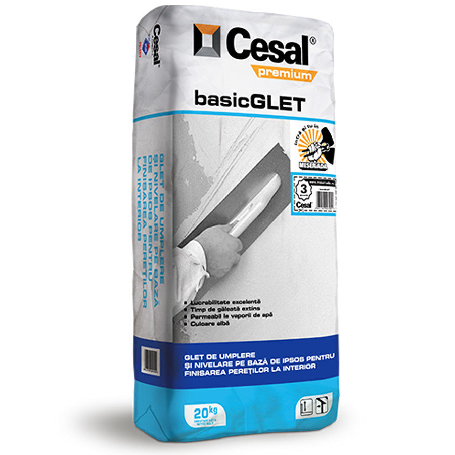 Glet De Umplere Pe Baza De Ipsos Basic Glet 20kg