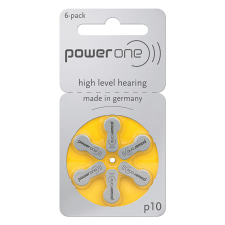 Set Baterii Auditive Power One Varta P10 Bl 6