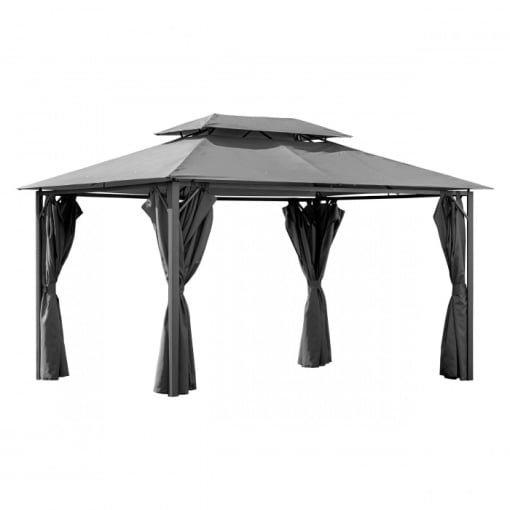 Pavilion Gradina 3x4m Tino Grafit Include Plasa Insecte