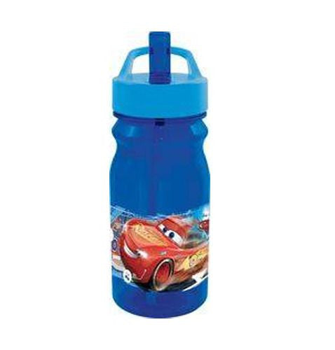 Bidon apă pentru copii Cars Disney, diferite culori și capacități 400 ml Albastru