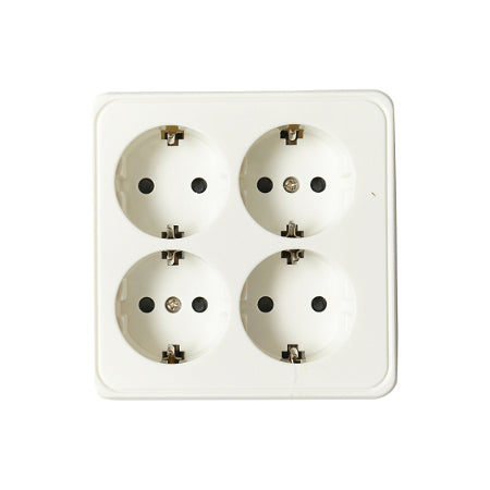 Priza Schuko Alba, 3m Cu Impamantare Pt, 16 A 250 V Aplicata Cu Protec