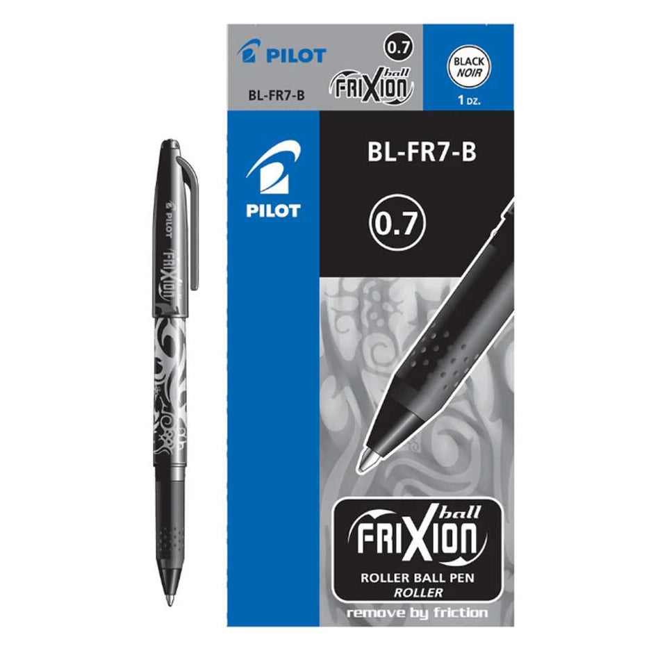 Roller Frixion Ball, 0,7mm, Negru - Pilot