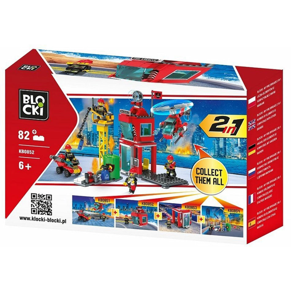 Blocki My Fire Brigade, Turn Control, Pompieri, 82 Piese Kb0852