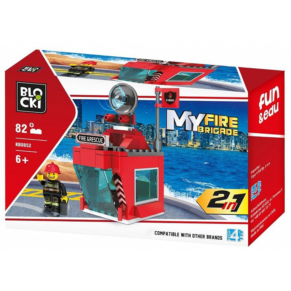 Blocki My Fire Brigade, Turn Control, Pompieri, 82 Piese Kb0852