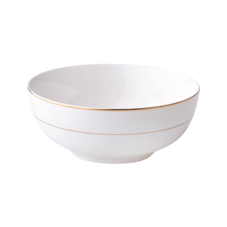 Bol Aura Gold Ambition din porțelan New Bone China, cu detalii aurii, diverse dimensiuni