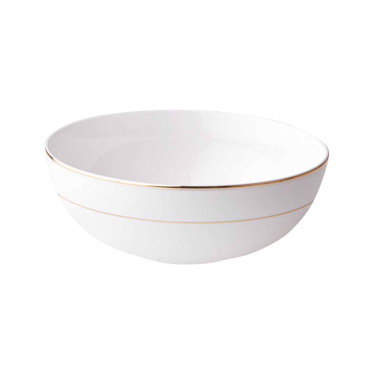 Bol Aura Gold Ambition din porțelan New Bone China, cu detalii aurii, diverse dimensiuni