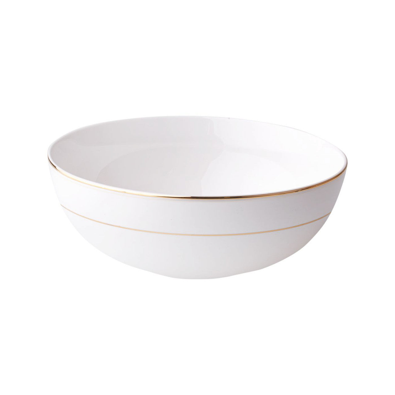 Bol Aura Gold Ambition din porțelan New Bone China, cu detalii aurii, diverse dimensiuni