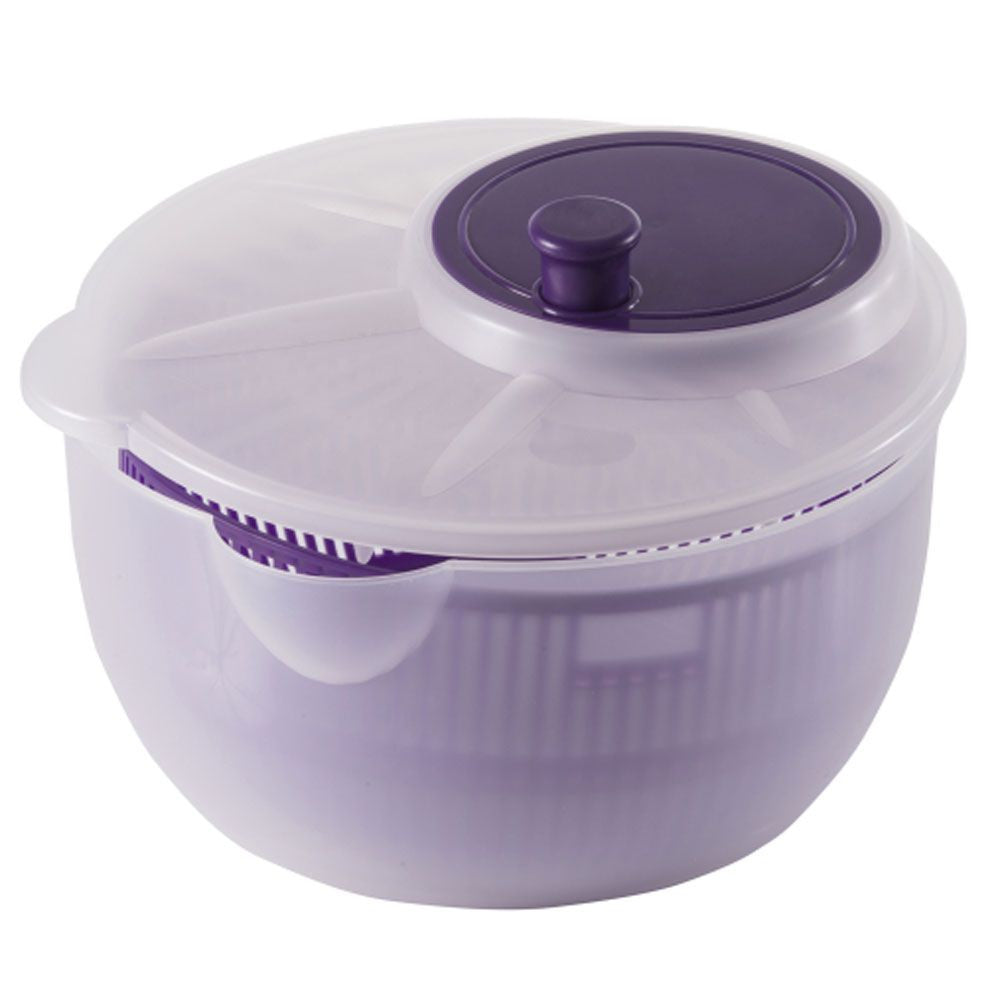 Bol centrifugare salată DOMOTTI Leticia, pentru amestecat sau uscat 21 cm