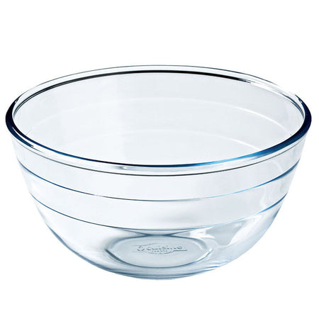 Bol mixer termorezistent din sticlă Ocuisine Glass Prepware, diferite dimensiuni și forme