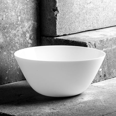 Bol sticlă albă Arcopal Zelie, pentru servire masă Horeca 18 cm