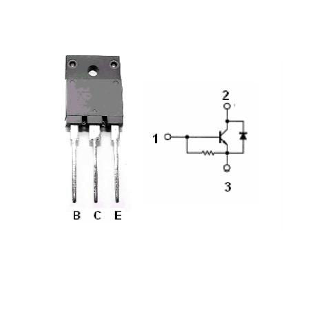 TRANZ NPN COMUT.12A 45W IZOLAT CU DIODA PROT.