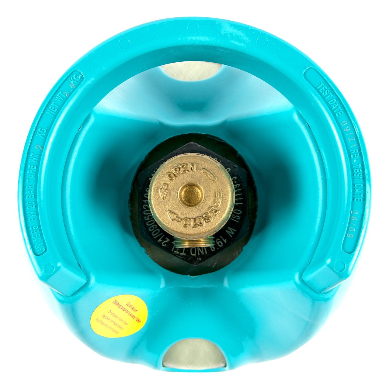 Butelie gaz camping reincarcabila 2 kg 5 L cu fibra sticla Detoolz DZ-CB103