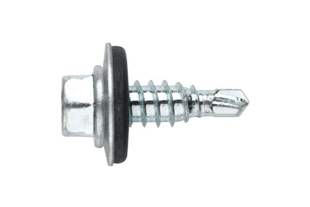 Surub Autoforant Cap Hexagonal Din 7504k+saiba Epdm 5,5 X 38 P16