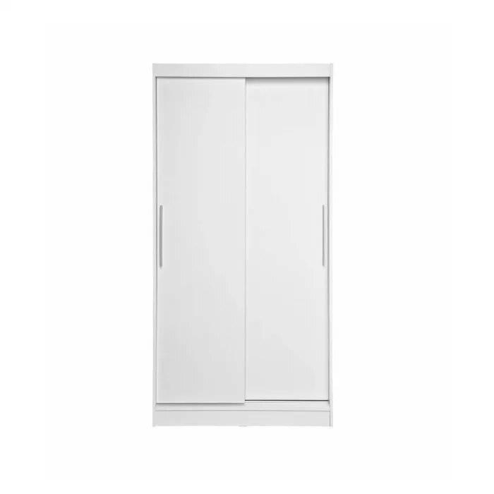Dulap Rodos 01, Usi Glisante, Alb, 150x60x200cm
