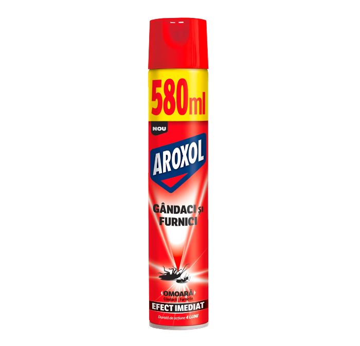Aroxol Spray Gandaci Si Furnici 580 Ml