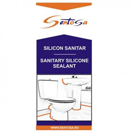 Silicon Sanitar, Alb, 280ml