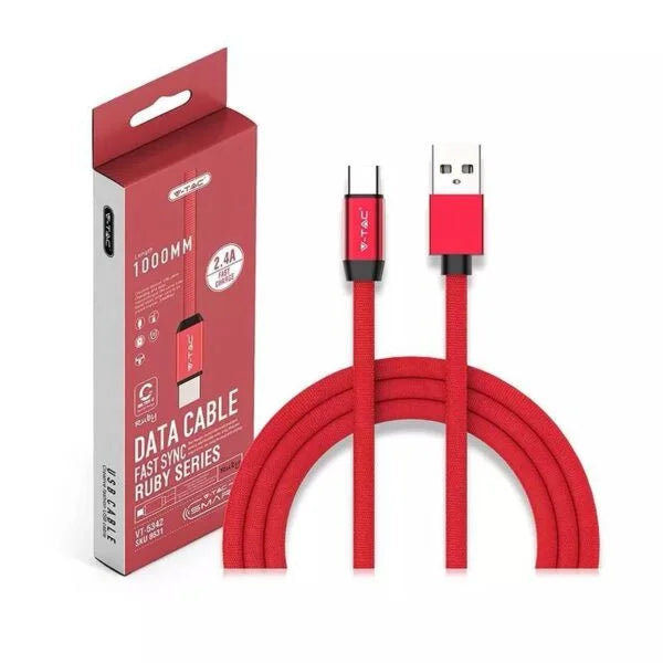 Cablu Tip C 1m Ruby Edition - Auriu
