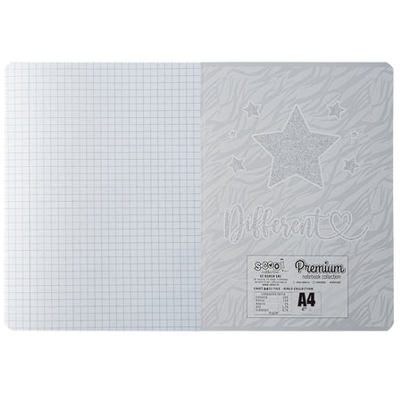 Caiet A4, 52 File Ar, Premium,girls Collection, S-cool