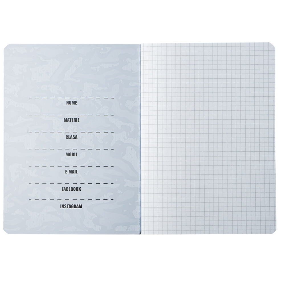 Caiet A5, 52 file, premium Boys Collection, S-COOL / OFFISHOP SC1771