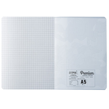 Caiet A5, 52 File Ar, Premium, 75g, Like Collection - S-cool