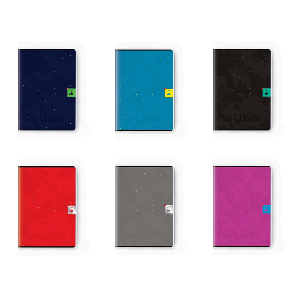 Caiet A5, 52 File Ar, Premium, 75g, Like Collection - S-cool