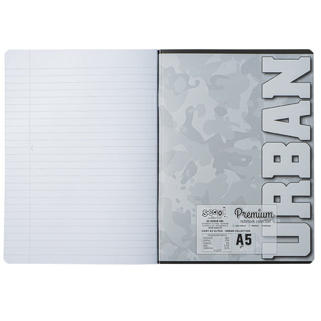 Caiet A5, 52 file, 75 g/mc, Urban Collection Premium - S-COOL / OFFISHOP SC1779