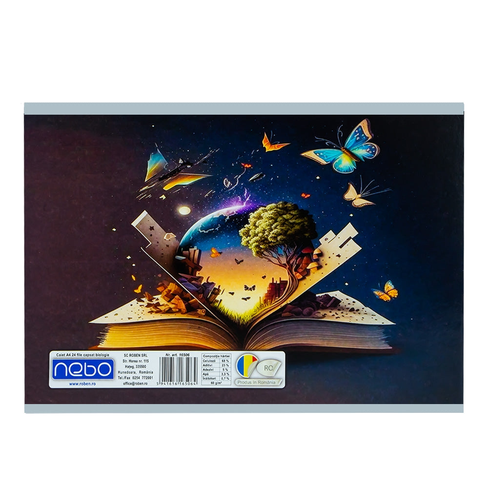 Caiet Biologie A4, 24 File