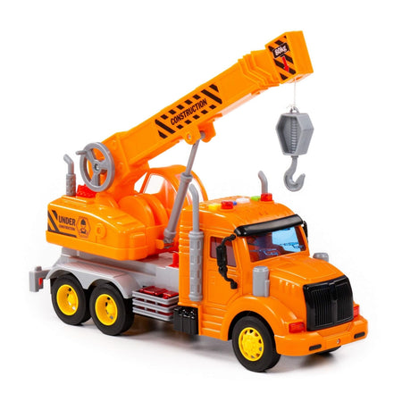 Camion Constructii+ Macara, Cu Lumina Si Sunet, 86617