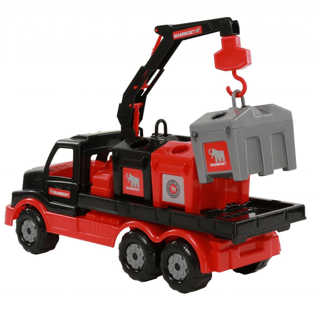 Camion Salubrizare+pubele - Mammoet, 47x18x23 Cm, Polesie
