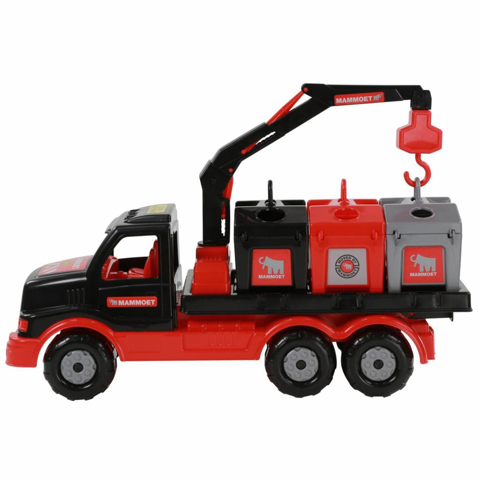 Camion Salubrizare+pubele - Mammoet, 47x18x23 Cm, Polesie