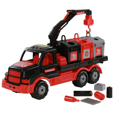 Camion Salubrizare+pubele - Mammoet, 47x18x23 Cm, Polesie
