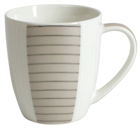 Cană 360 ml Fala din porțelan decorativă – DOMOTTI