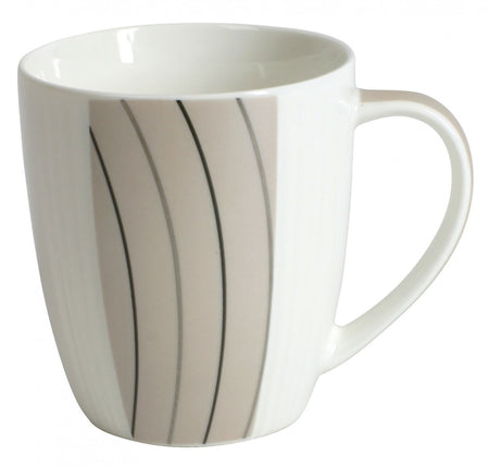 Cană 360 ml Fala din porțelan decorativă – DOMOTTI