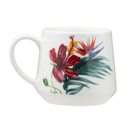 Cana 460 ml din porțelan Tropical Birds – Ambition, design cu păsări exotice Pasăre Colibri
