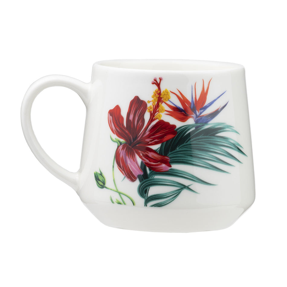 Cana 460 ml din porțelan Tropical Birds – Ambition, design cu păsări exotice Pasăre Colibri