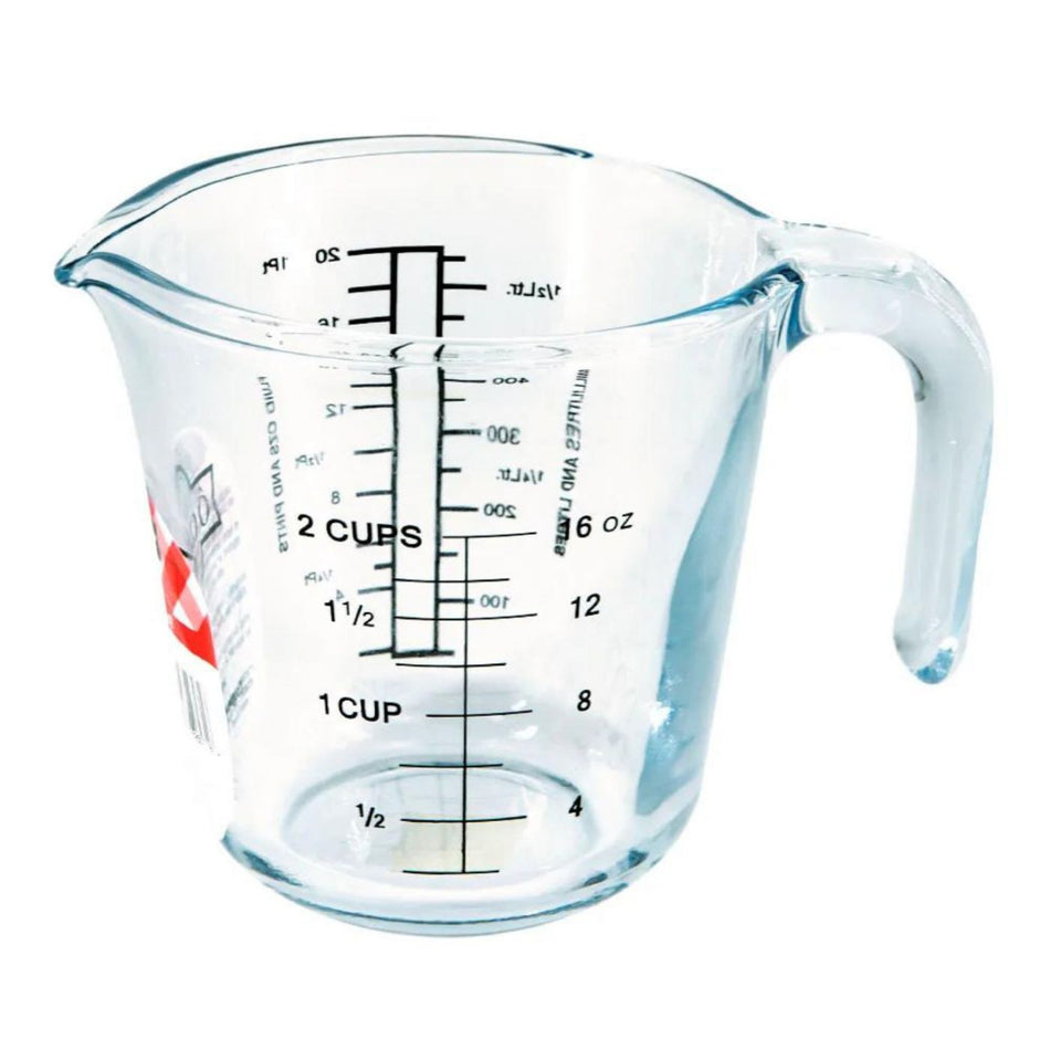 Căni termorezistente gradate Ocuisine din sticlă pentru bucătărie 500 ml