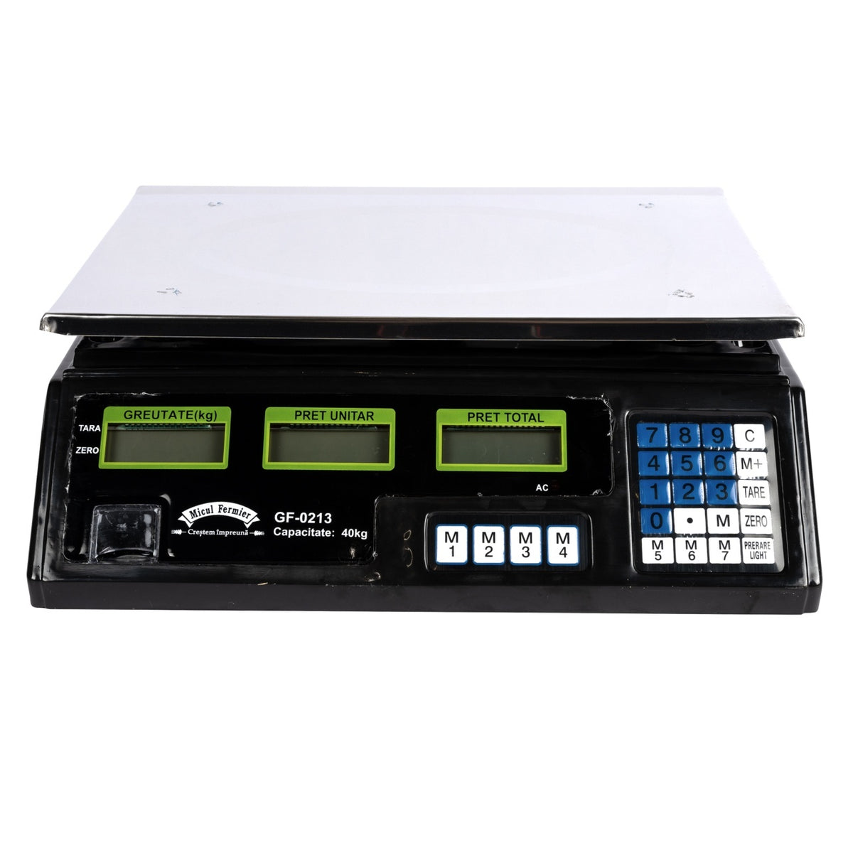 Cântar electronic Micul Fermier 40 kg cu afișaj dublu, model 1 GF-0213