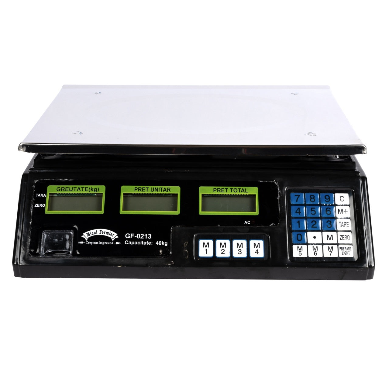 Cântar electronic Micul Fermier 40 kg cu afișaj dublu, model 1 GF-0213