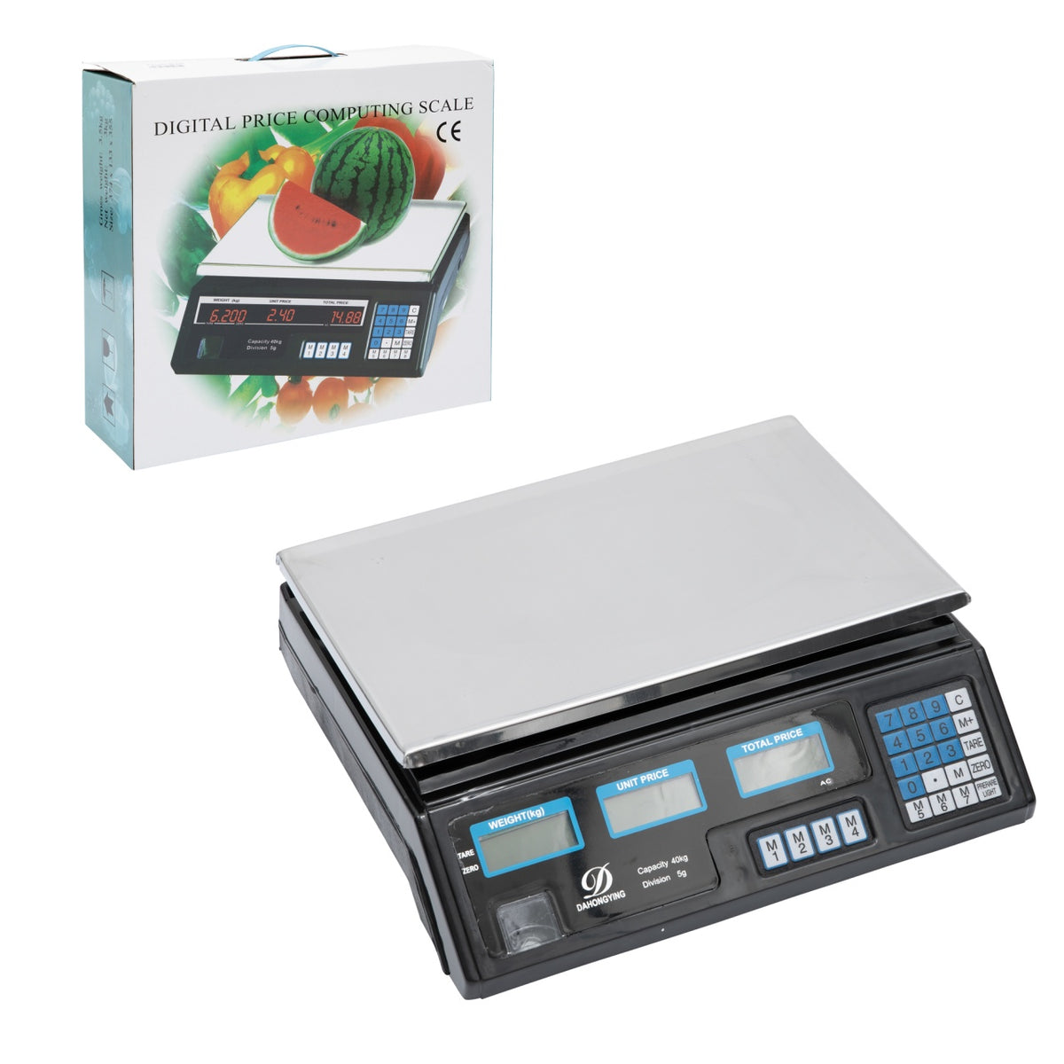 Cântar electronic Micul Fermier 40 kg cu afișaj dublu, model 1 GF-0213