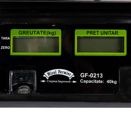 Cântar electronic Micul Fermier 40 kg cu afișaj dublu, model 1 GF-0213