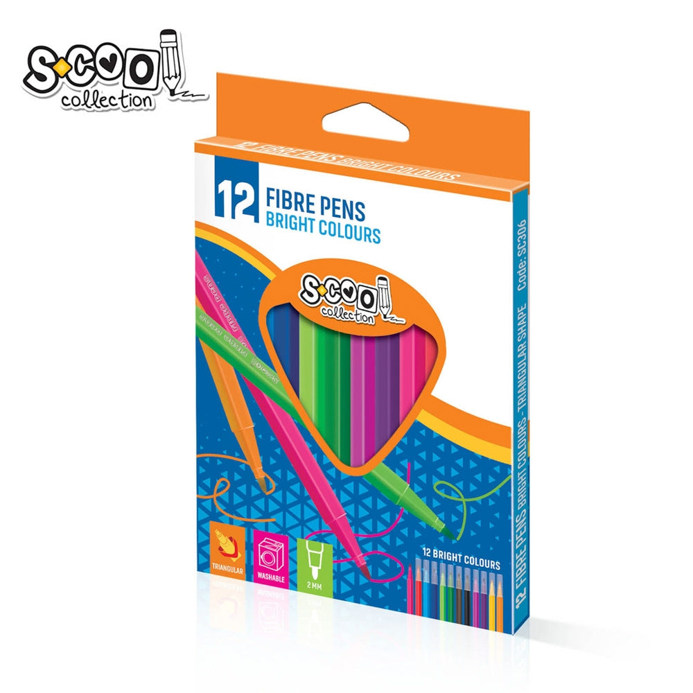 Carioca Triunghiulara, 12 Cul/Set Sc306 S-Cool