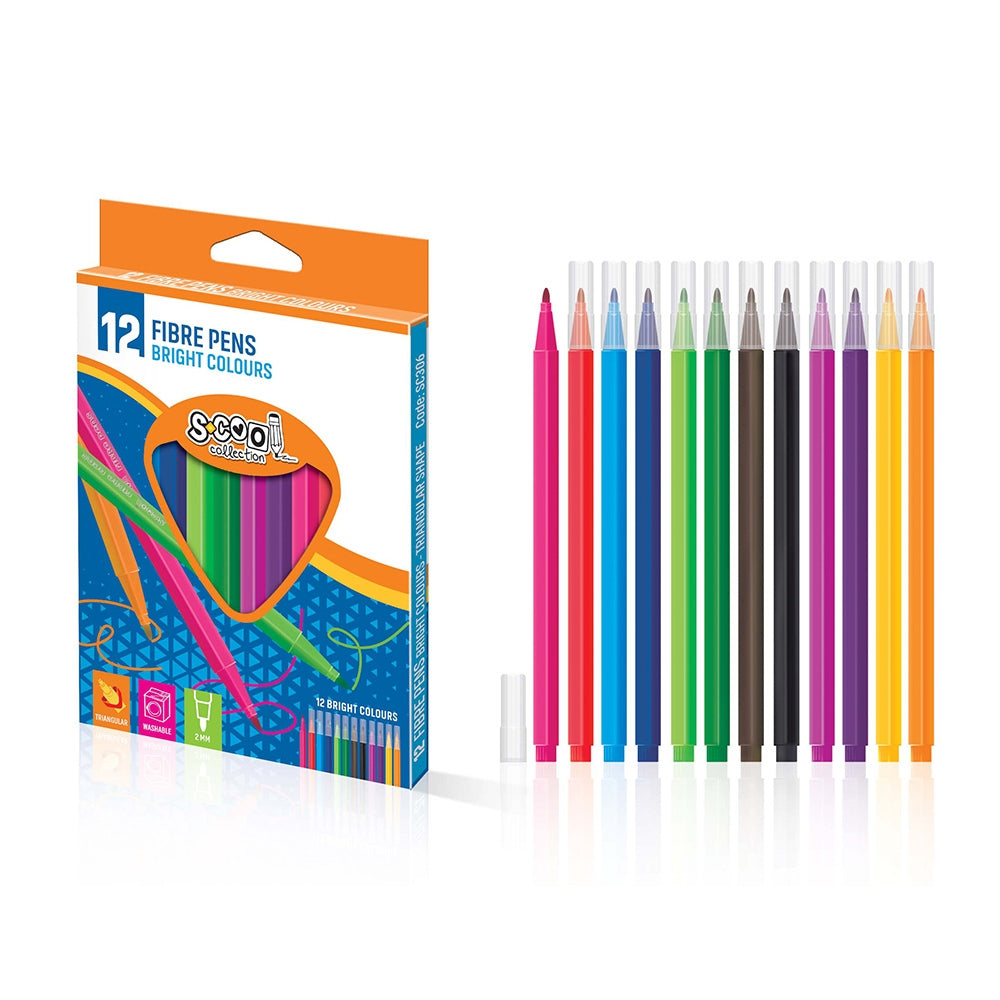 Carioca Triunghiulara, 12 Cul/Set Sc306 S-Cool