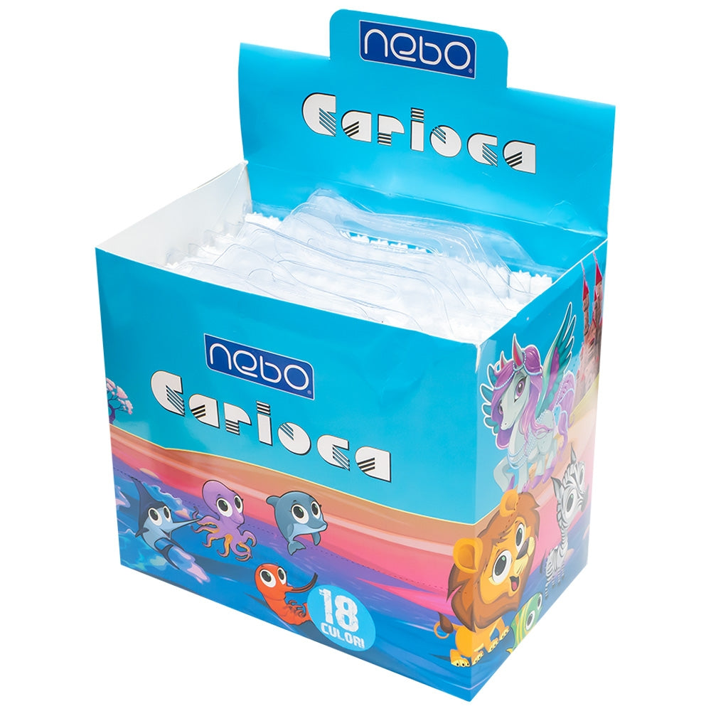 Set carioci 18 bucăți pentru școală și desen NEBO 16447