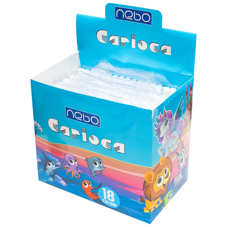 Set carioci 18 bucăți pentru școală și desen NEBO 16447