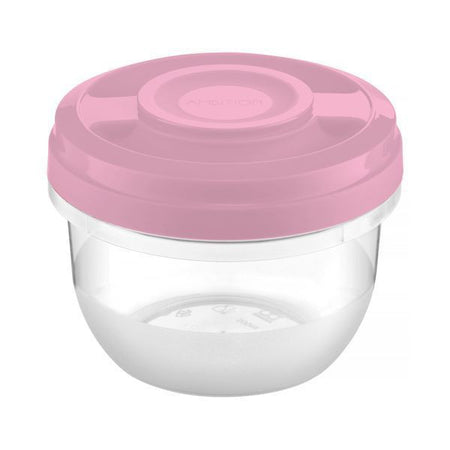 Caserole cu capac Smart Ambition pentru depozitare alimente Roz