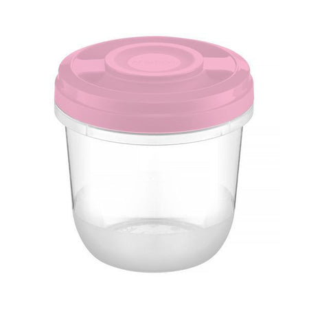 Caserole cu capac Smart Ambition pentru depozitare alimente Roz