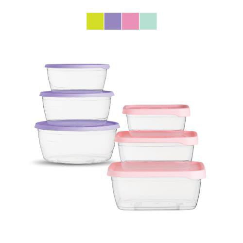 Set 3 Cutii Alimente Patrate