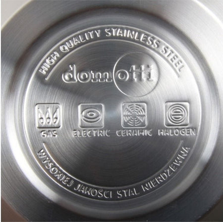 Ceainic inox cu fluier DOMOTTI pentru aragaz, diferite culori, 1.7 L 2 000 ml Negru/roșu