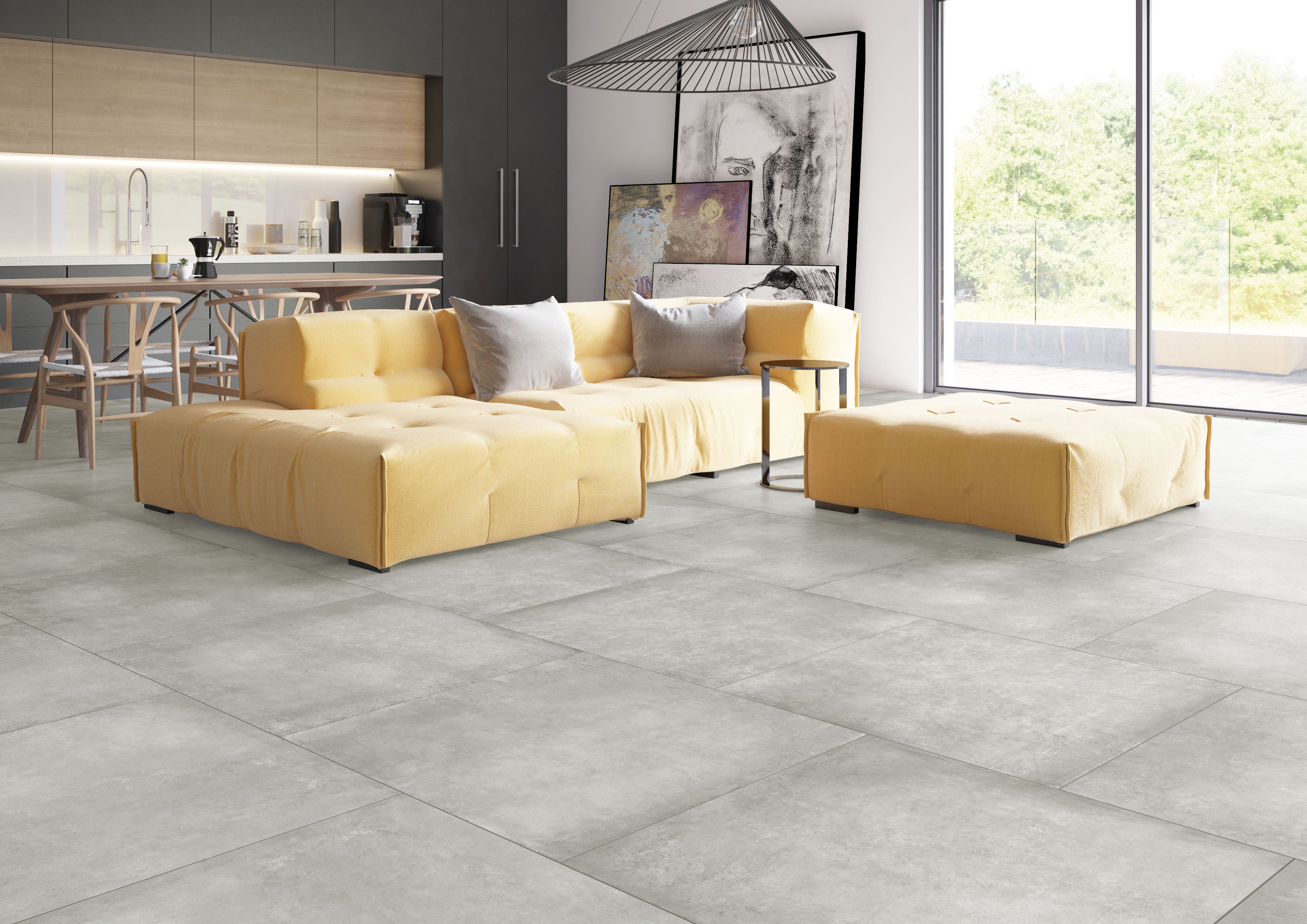 Gresie Lukka Gris Rect. 797x797x18 0.64mp/cut